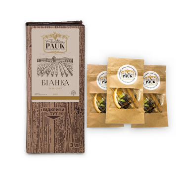 Мега-набір для глінтвейну Chateau Pauk Біанка 3 л + 3 набори спецій WW_GLNT-BG фото