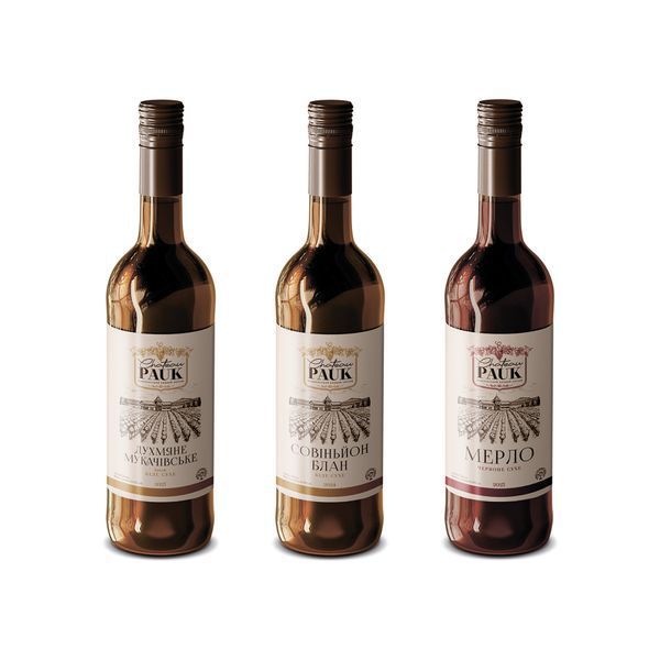 Винный сет &laquo;Первый глоток Закарпатья&raquo; - 3 бутылки для знакомства с Chateau Pauk NAB-PRSHKVT фото